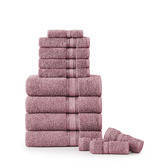 Lane Linen 12 Piece Cotton Bathroom Towel Set