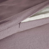 Lane Linen Lilac Washed Organic Cotton Quilt Cover Set