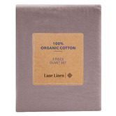 Lane Linen Lilac Washed Organic Cotton Quilt Cover Set