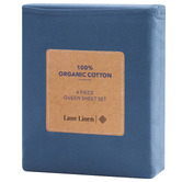 Lane Linen Organic Washed Cotton Sheet Set