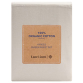 Lane Linen Organic Washed Cotton Sheet Set