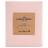Lane Linen Organic Washed Cotton Sheet Set