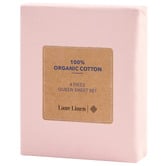 Lane Linen Organic Washed Cotton Sheet Set