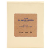 Lane Linen Organic Washed Cotton Sheet Set