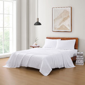 Lane Linen Organic Washed Cotton Sheet Set