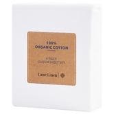 Lane Linen Organic Washed Cotton Sheet Set