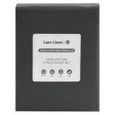 Lane Linen Cotton Percale Sheet Set