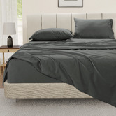 Lane Linen Cotton Percale Sheet Set