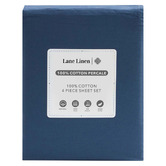 Lane Linen Cotton Percale Sheet Set