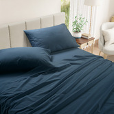 Lane Linen Cotton Percale Sheet Set