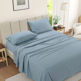 Lane Linen Cotton Percale Sheet Set