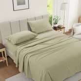 Lane Linen Cotton Percale Sheet Set