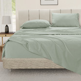 Lane Linen Cotton Percale Sheet Set