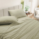 Lane Linen Cotton Percale Sheet Set