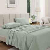 Lane Linen Cotton Percale Sheet Set