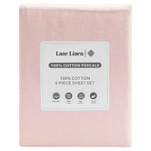 Lane Linen Cotton Percale Sheet Set