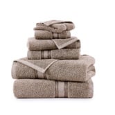 Lane Linen 6 Piece Cotton Bathroom Towel Set