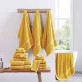 Lane Linen 12 Piece Cotton Bathroom Towel Set