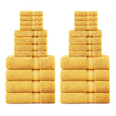 Lane Linen 24 Piece Cotton Bathroom Towel Set