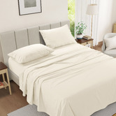 Lane Linen Cotton Percale Sheet Set