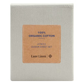 Lane Linen Organic Washed Cotton Sheet Set