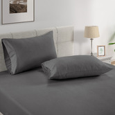 Lane Linen Organic Cotton Fitted Sheet Set