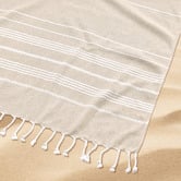 Lane Linen 200GSM Cotton-Blend Turkish Beach Blanket
