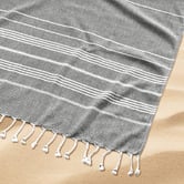 Lane Linen 200GSM Cotton-Blend Turkish Beach Blanket