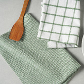 Lane Linen 6 Piece Klara Cotton Tea Towel Set