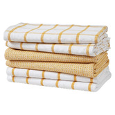 Lane Linen 6 Piece Klara Cotton Tea Towel Set