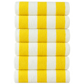 Lane Linen Cabana Cotton Terry Beach Towels