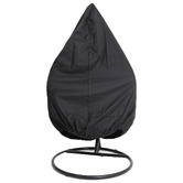 Odie Home Black Outdoor Hanging Pod Chair Cover