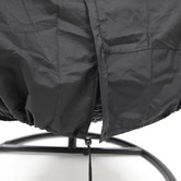 Odie Home Black Outdoor Hanging Pod Chair Cover