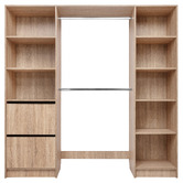 European Cabinetry Basel Slim Shaker Built-In Wardrobe