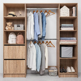 European Cabinetry Basel Slim Shaker Built-In Wardrobe