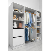 European Cabinetry Basel Slim Shaker Built-In Wardrobe