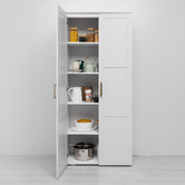 European Cabinetry Stockholm Hamptons Deco Cupboard