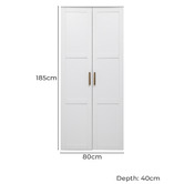 European Cabinetry Stockholm Hamptons Deco Cupboard