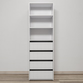 European Cabinetry Geneva VJ Panel Built-In Wardrobe