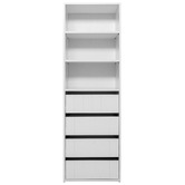 European Cabinetry Geneva VJ Panel Built-In Wardrobe