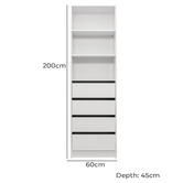 European Cabinetry Malmo Classic Built-In Wardrobe
