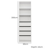 European Cabinetry Malmo Hamptons Built-In Wardrobe