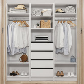 European Cabinetry Malmo VJ Panel Built-In Wardrobe