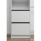 European Cabinetry Basel VJ Panel Built-In Wardrobe