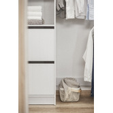 European Cabinetry Basel VJ Panel Built-In Wardrobe
