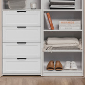 European Cabinetry Corvallis Hamptons Wardrobe