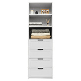 European Cabinetry Corvallis Hamptons Wardrobe