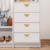European Cabinetry 200cm Fremont Fluted Wardrobe