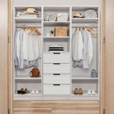 European Cabinetry 200cm Corvallis Hamptons Wardrobe