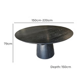 Elmbank Furniture Marley Extendable Dining Table